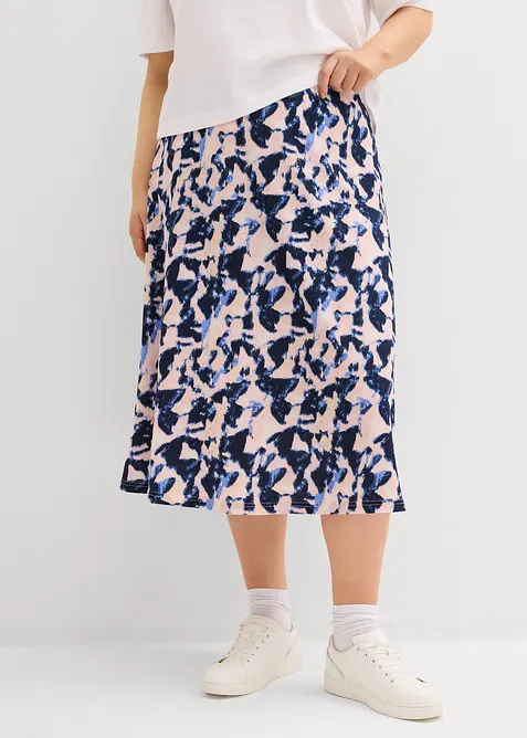 Jupe midi évasée, bonprix