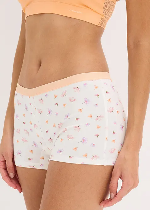 Lot de 4 boxers coton femme, bonprix