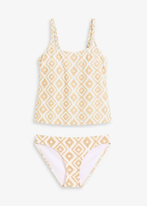 Tankini (ens. 2 pces) à col rond, bonprix