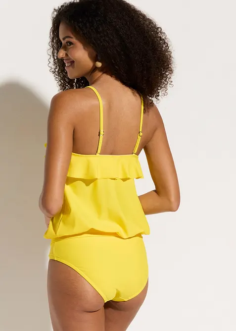 Tankini bandeau (ens. 2 pces) avec bretelles multipositions, bonprix