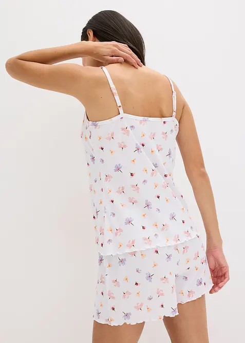 Pyjashort en matière côtelée, bonprix