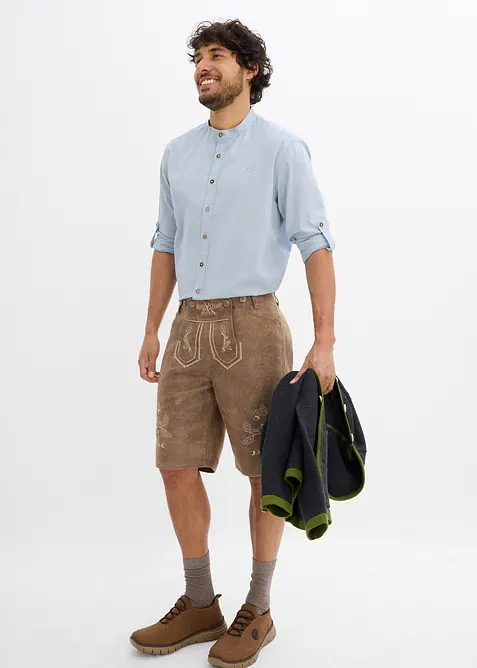 Chemise bavaroise avec manches retroussables, bonprix