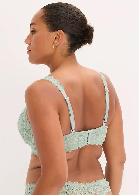 Soutien-gorge à coques et dentelle florale, bonprix