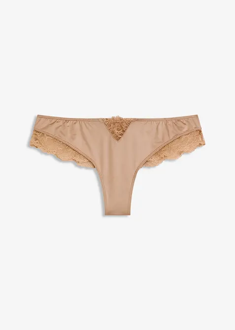 Slip brésilien satiné, bonprix