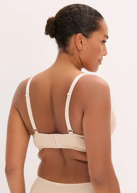 Soutien-gorge à coques et broderies florales, bonprix