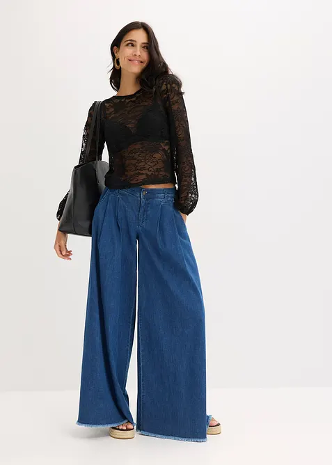 T-shirt en dentelle, bonprix