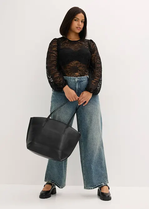 T-shirt en dentelle, bonprix