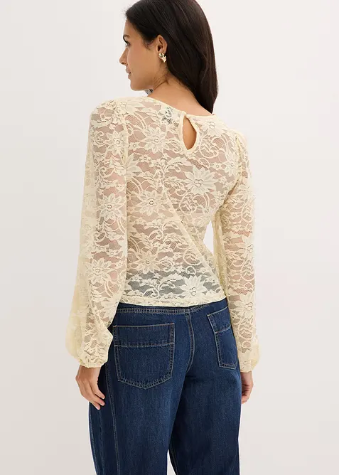 T-shirt en dentelle, bonprix