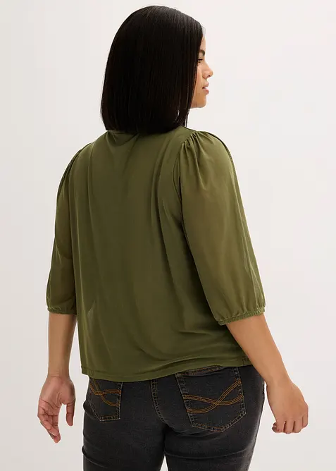 Blouse en mesh, bonprix