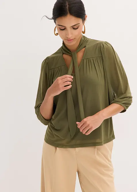 Blouse en mesh, bonprix