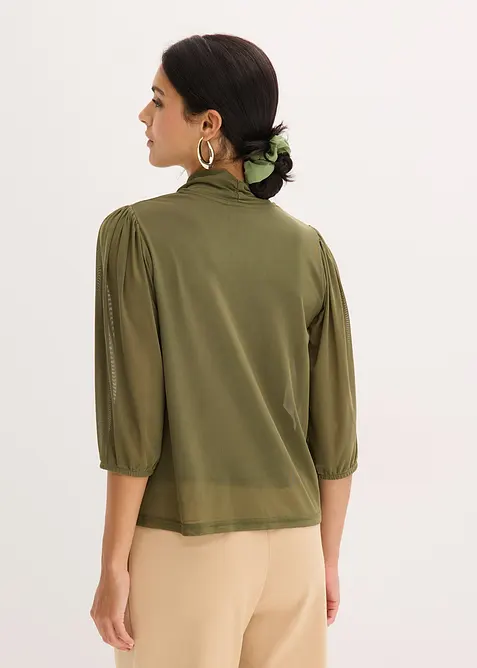 Blouse en mesh, bonprix