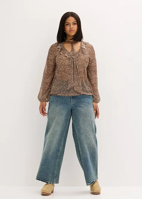 Blouse en mesh, bonprix