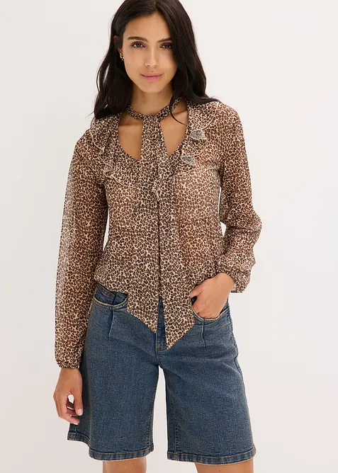 Blouse en mesh, bonprix