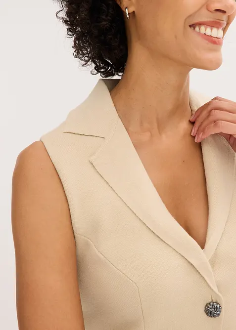 Gilet sans manches en maille, bonprix