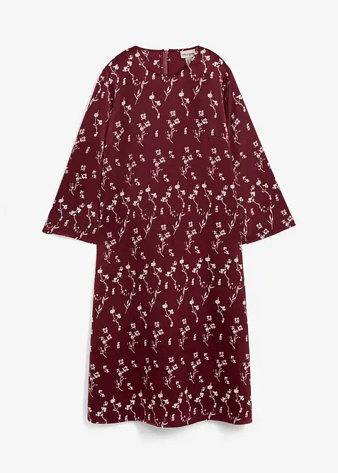 Robe midi florale 100% viscose, bonprix