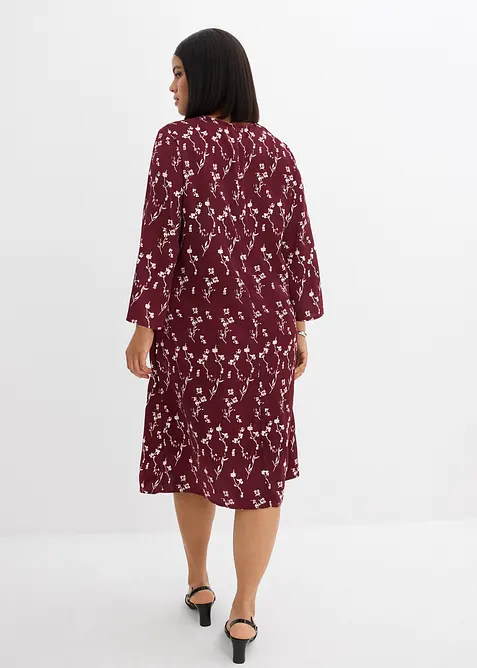 Robe midi florale 100% viscose, bonprix