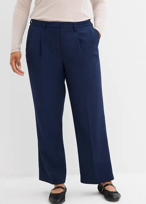 Pantalon à pinces fluide, bonprix