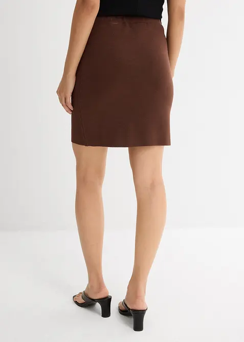 Jupe en maille de viscose mélangée, bonprix