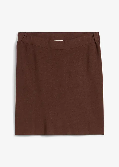 Jupe en maille de viscose mélangée, bonprix