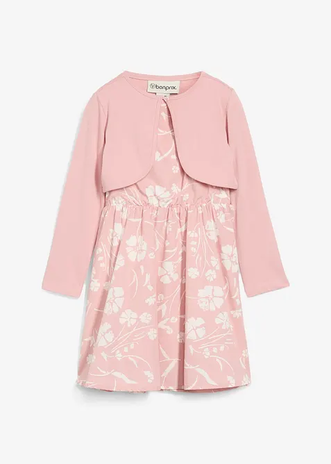 Robe et boléro 100% coton (ens. 2 pces), bonprix