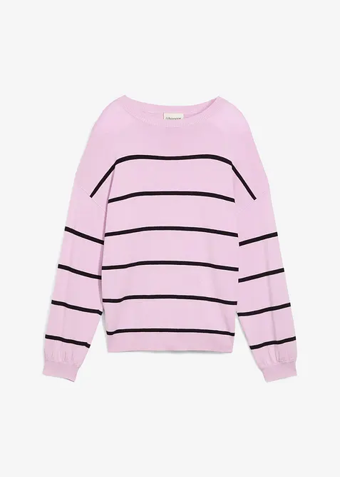 Pull en fine maille de viscose mélangée, bonprix