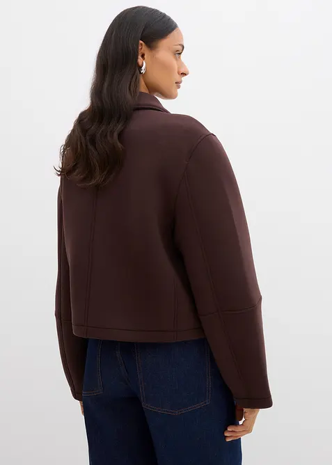 Veste courte en matière néoprène, bonprix