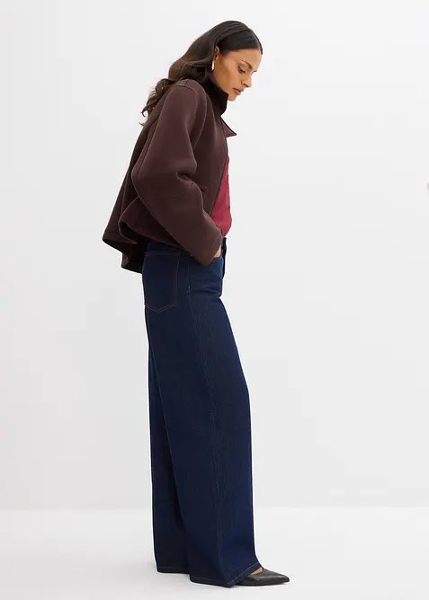 Veste courte en matière néoprène, bonprix