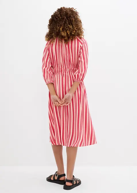 Robe midi en viscose douce, bonprix