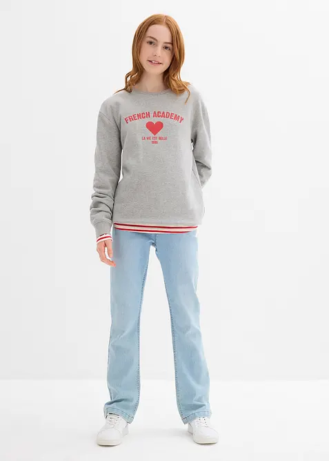 Sweat doux en coton mélangé, bonprix