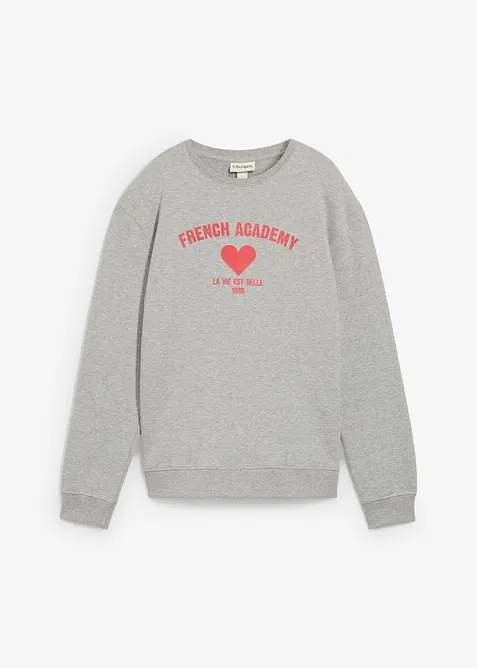 Sweat doux en coton mélangé, bonprix