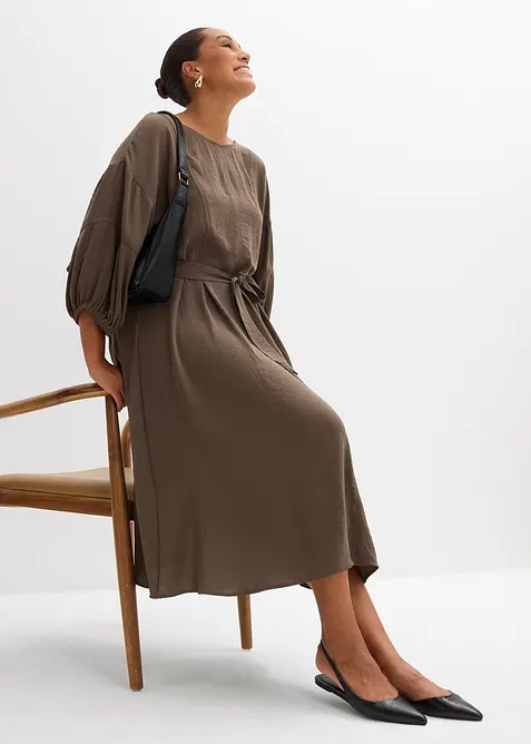 Robe en crépon, bonprix