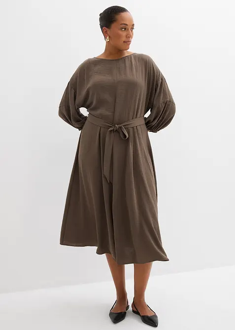 Robe en crépon, bonprix