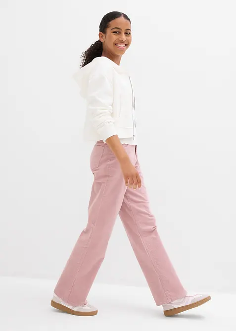 Sweat zippé à capuche 100% coton, bonprix