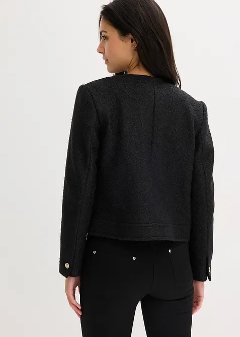 Blouson en maille bouclette douce, bonprix