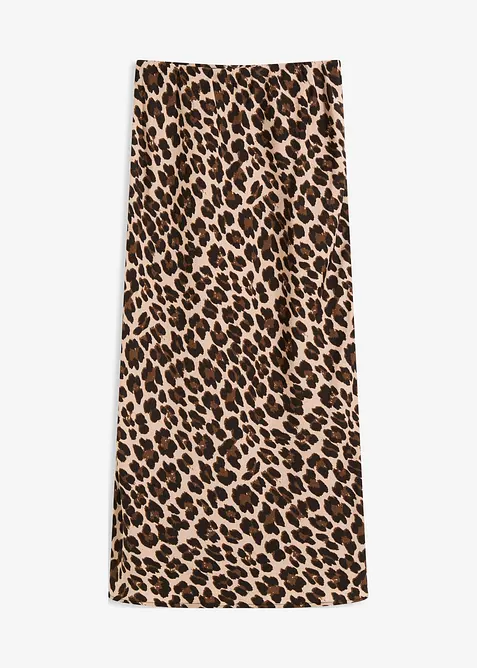 Jupe midi en satin fluide, bonprix