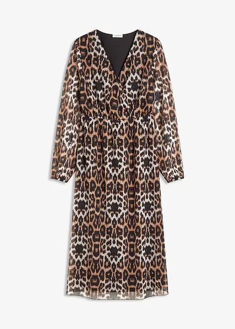 Robe midi en mesh doux, bonprix