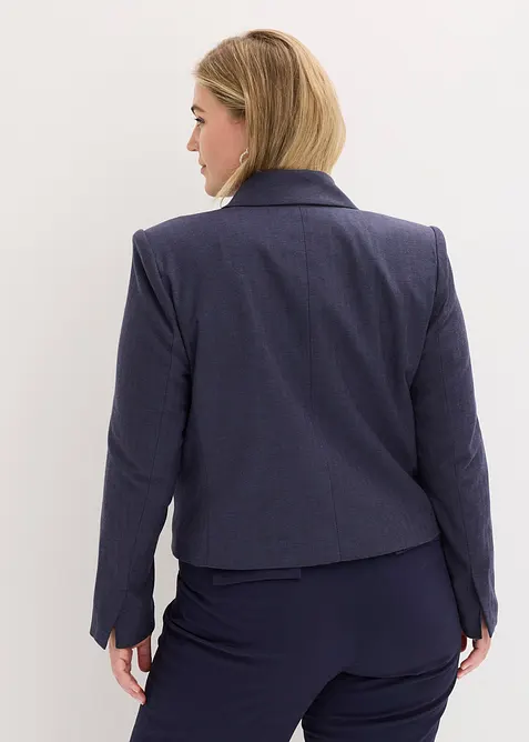 Blazer court avec épaulettes pour une silhouette structurée, bonprix
