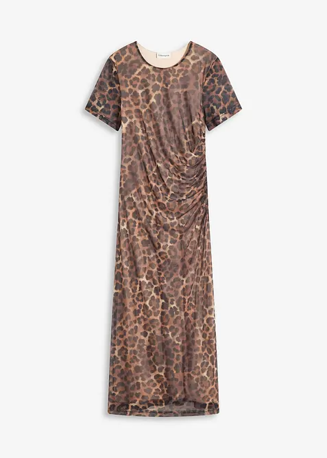 Robe midi en mesh doux, bonprix