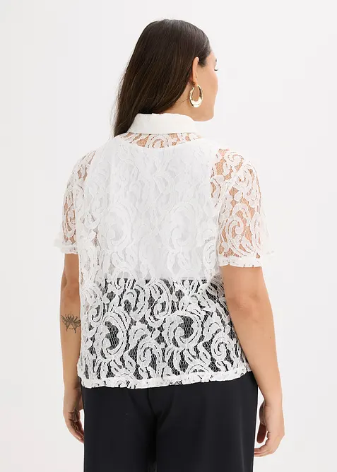 Chemisier en dentelle, bonprix