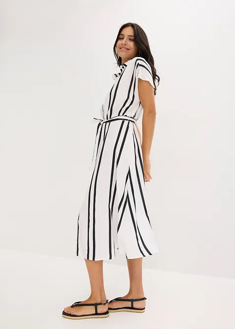 Robe-chemise en viscose fluide, bonprix