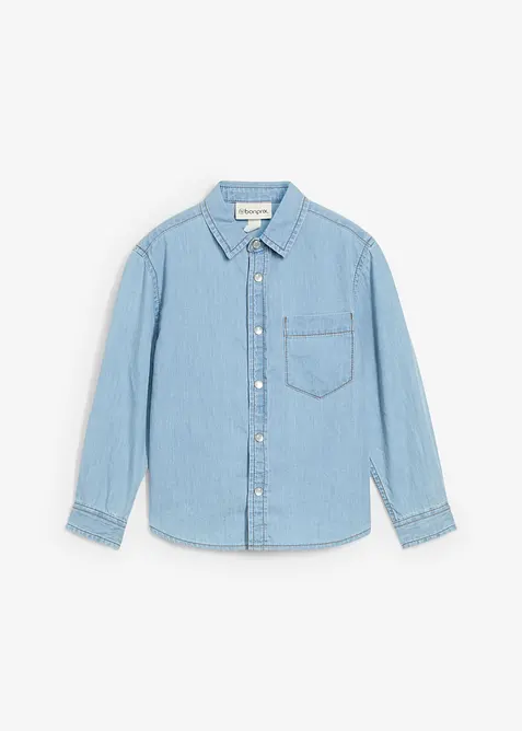 Chemise en jean 100% coton, bonprix