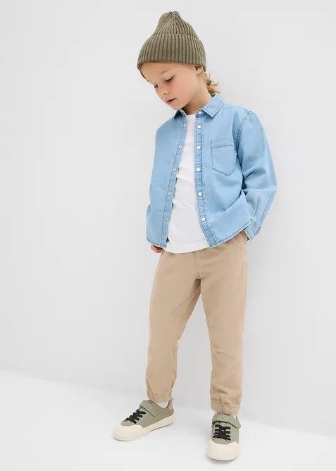 Chemise en jean 100% coton, bonprix