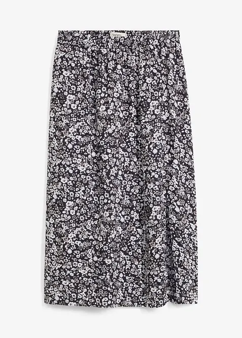 Jupe midi en viscose, bonprix