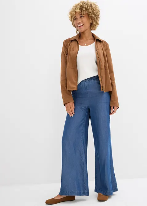 Pantalon large en Lyocell fluide, bonprix