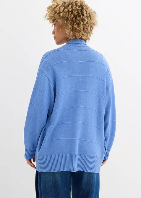 Gilet long en maille, bonprix