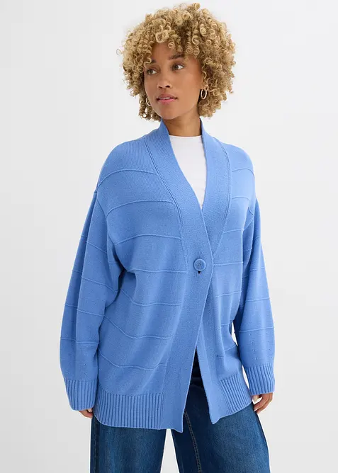 Gilet long en maille, bonprix