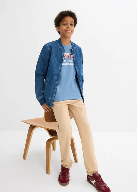 Lot de 2 T-shirts 100% coton, bonprix