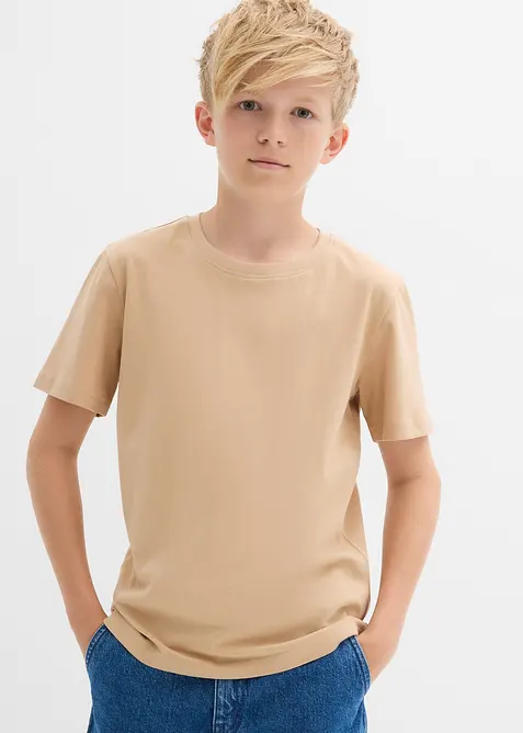 Lot de 3 T-shirts 100% coton, bonprix