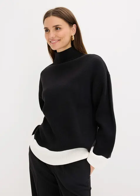 Pull en maille milano, bonprix