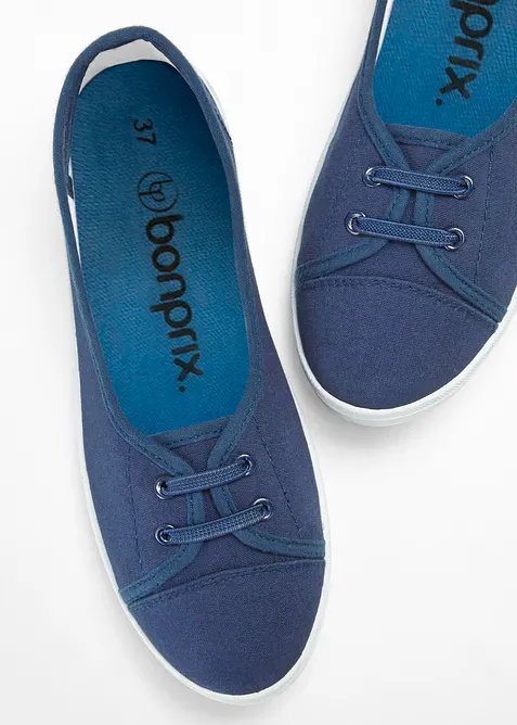 Ballerines &agrave; la&ccedil;age d&eacute;coratif, bonprix